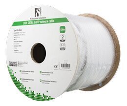 Deltaco TP-56, Cat6a, 100m hind ja info | Kaablid ja juhtmed | kaup24.ee