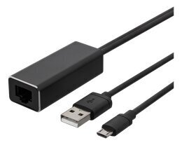 Deltaco CAST-ETHERNET, USB-A, USB micro-B, RJ45, 1m цена и информация | Кабели и провода | kaup24.ee