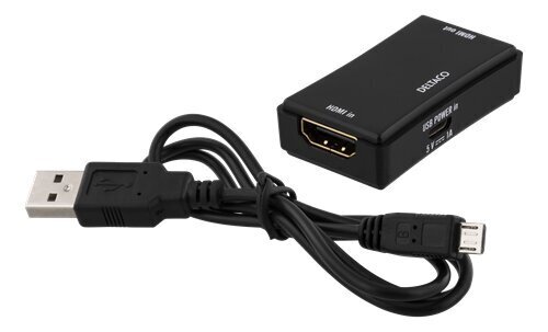 Deltaco HDMI-7036, HDMI, Micro USB hind ja info | USB jagajad, adapterid | kaup24.ee