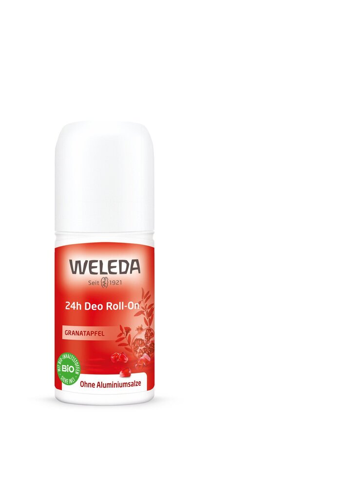 Rulldeodorant granaatõuna ekstraktiga Weleda 24h Granatapfel, 50 ml цена и информация | Deodorandid | kaup24.ee