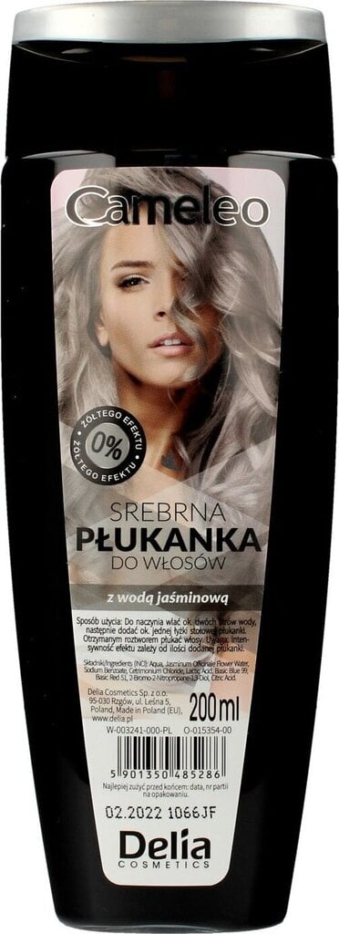 Juuksevedelik Delia Cosmetics Cameleo, plaatina, 200 ml цена и информация | Juuksevärvid | kaup24.ee