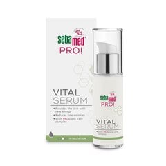 Тонизирующая сыворотка для лица с пробиотиками SebaMed Pro! Vital, 30 мл цена и информация | Сыворотки для лица, масла | kaup24.ee