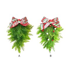 Christmas Door Wreath Candy Swag Wreath-christmas Wreath hind ja info | Kunstkuused | kaup24.ee