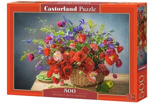 Пазл Castorland Bouquet of poppies, 500 дет. цена и информация | Пазлы | kaup24.ee