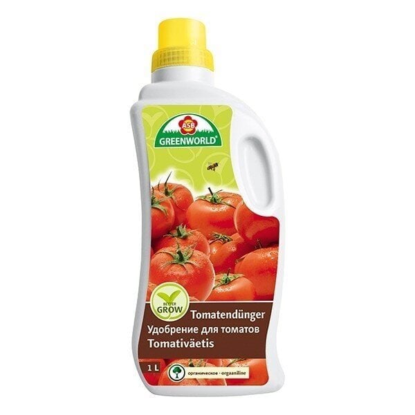 Orgaaniline tomati vedelväetis 1L ASB Greenworld hind ja info | Vedelväetised | kaup24.ee