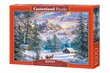 Pusle Castorland Mountain Christmas, 1000 tk. hind ja info | Pusled | kaup24.ee