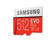 Samsung EVO PLUS 512GB MicroSD adapteriga (MB-MC512HA/EU) hind ja info | Fotoaparaatide mälukaardid | kaup24.ee