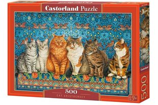 Пазл Castorland Cat Aristocracy, 500 дет. цена и информация | Пазлы | kaup24.ee