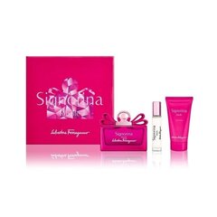 Komplekt Salvatore Ferragamo Signorina Ribelle naistele: parfüümvesi EDP 100+10 ml + ihupiim 50 ml hind ja info | Naiste parfüümid | kaup24.ee