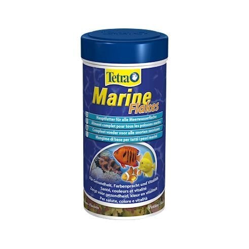 Toit merekaladele Tetra Marine Flakes, 250 ml цена и информация | Toit kaladele | kaup24.ee