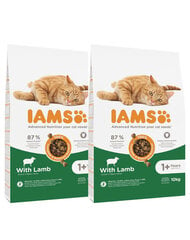 Iams for Vitality для взрослых кошек с бараниной, 20 кг (2x10 кг) цена и информация | Сухой корм для кошек | kaup24.ee