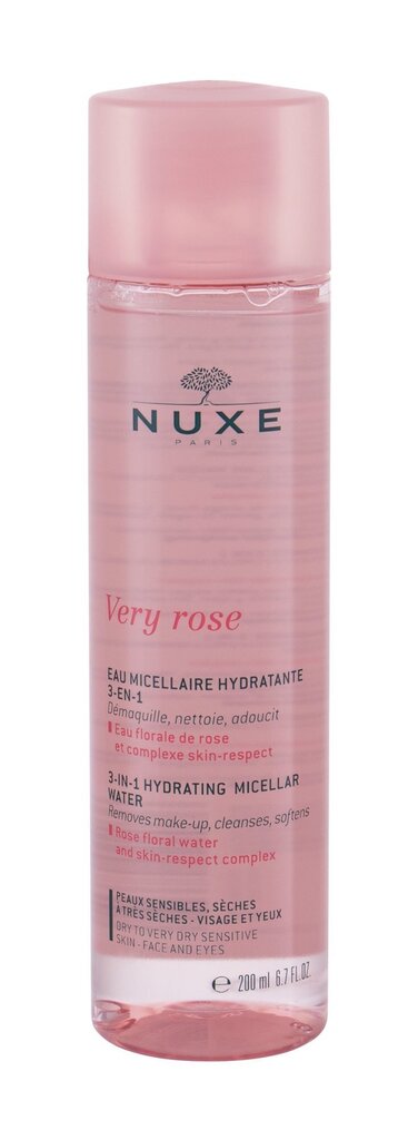 Mitsellaarvesi Nuxe Väga Rose, 200 ml hind ja info | Näopuhastusvahendid | kaup24.ee