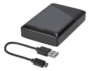 Akupank Deltaco PB-C1000 10000mAh, 1xUSB-C, 1xUSB-A, QuickCharge 3.0, must цена и информация | Зарядные устройства Power bank | kaup24.ee