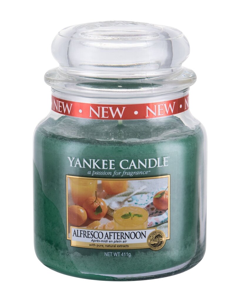 Lõhnaküünal Yankee Candle Alfresco Afternoon 411 g цена и информация | Küünlad, küünlajalad | kaup24.ee