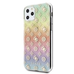 Guess Iridescent 4G Peony, telefonile iPhone 11 Pro, läbipaistev/kirju цена и информация | Чехлы для телефонов | kaup24.ee