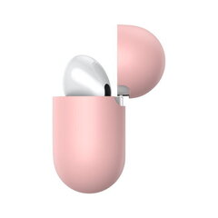 Baseus Silica Особо тонкий силиконовый защитный чехол для Apple Airpods Pro (MWP22ZM/A) Розовый цена и информация | Наушники | kaup24.ee