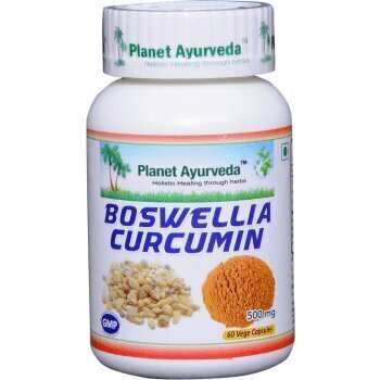 Toidulisand Planet Ayurveda "Boswelia Curcumin", 60 kapslit цена и информация | Toidulisandid ja preparaadid liigestele | kaup24.ee