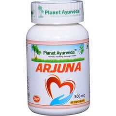 Toidulisand Arjuna- südame toonik 60 taimset kapslit Planet Ayurveda™ hind ja info | Tooted taastumiseks | kaup24.ee