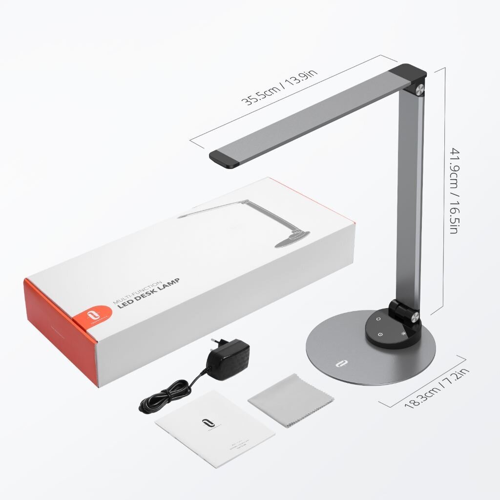 LED lauavalgusti Must 9W Taotronics TT-DL19 hind ja info | Laualambid | kaup24.ee