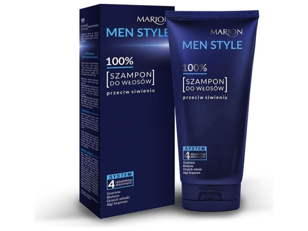 Šampoon meestele Marion Men Style 100%, 150 ml цена и информация | Šampoonid | kaup24.ee