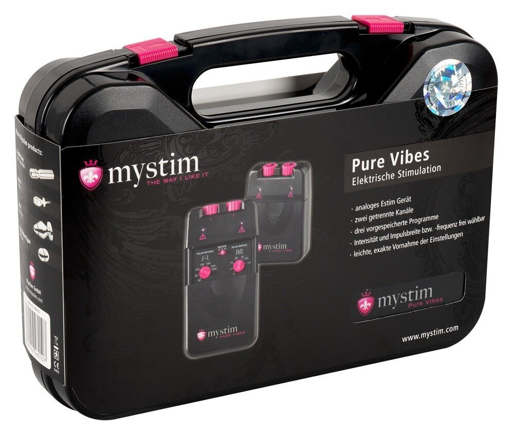 Аппарат электростимуляции Mystim Pure Vibes E-Stim Tens Unit цена | kaup24.ee