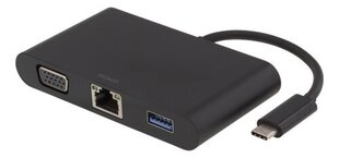 Deltaco USBC-1268 цена и информация | Адаптеры и USB-hub | kaup24.ee