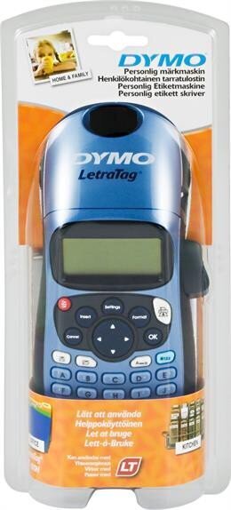 Dymo LetraTag LT-100H (SE/NO/DK/FI), must-valge hind ja info | Printerid | kaup24.ee