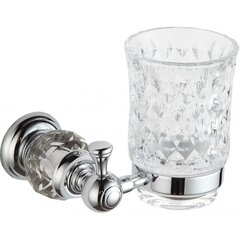Mexen Estela стакан с держателем, хром цена и информация | Аксессуары для ванной комнаты | kaup24.ee