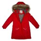 Tüdrukute talvejope Huppa Mona 2, 300 g, punane цена и информация | Laste talveriided | kaup24.ee