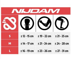 Laste kaitsmete komplekt Nijdam Neo Nero hind ja info | Rulluisukaitsmed | kaup24.ee
