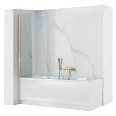 Ванная стенка REA Elegant Fix 70см, light gold цена и информация | Принадлежности для ванн | kaup24.ee