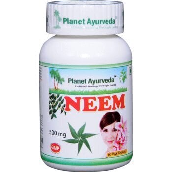 Toidulisand NEEM - nahale, seedimisele, viirustele, seentele Planet Ayurveda™, 60 kapslit hind ja info | Vitamiinid, toidulisandid, ilu preparaadid | kaup24.ee