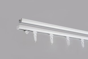 Täielik alumiiniumkarniis "D-PROFIIL" valge, 250 cm hind ja info | Kardinapuud | kaup24.ee