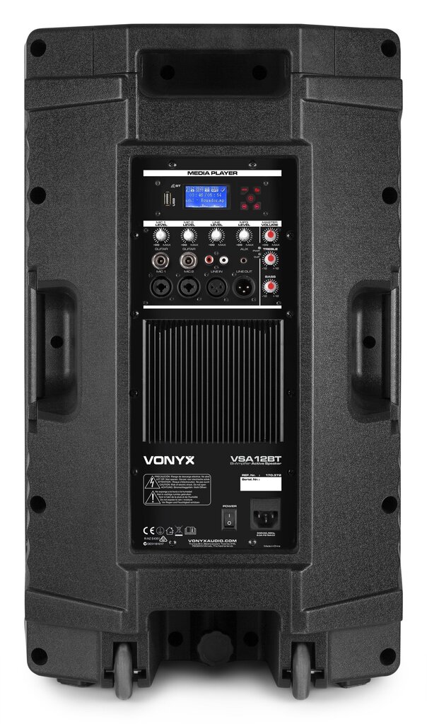 Aktiivne kõneleja Vonyx VSA12BT 12 "800W BT / MP3 hind ja info | Kõlarid | kaup24.ee