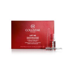 Näoampullid Collistar Ultra Lifting Instant Effect, 6 x 1.5 ml цена и информация | Сыворотки для лица, масла | kaup24.ee