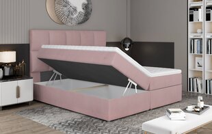 Кровать NORE Glossy 145x200см, светло-коричневый цена и информация | Кровати | kaup24.ee