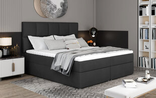 Кровать NORE Glossy 145x200 см, темно-серая цена и информация | Кровати | kaup24.ee