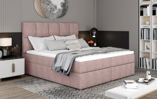Кровать NORE Glossy 145x200 см, розовая цена и информация | Кровати | kaup24.ee