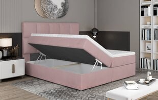 Кровать NORE Glossy 165x200 см, белая цена и информация | Кровати | kaup24.ee