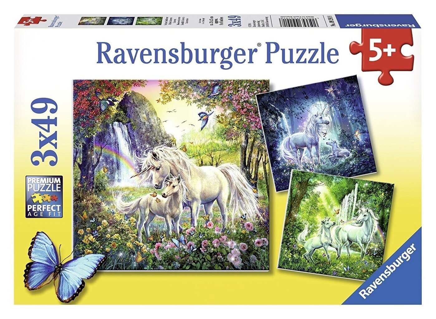 Pusled Ravensburger Beautiful Unicorns, 3x49 osa hind ja info | Pusled | kaup24.ee