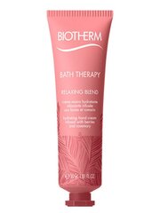 Крем для рук Biotherm Bath Therapy Relaxing Blend Berries & Rosemary, 30 мл цена и информация | Кремы, лосьоны для тела | kaup24.ee