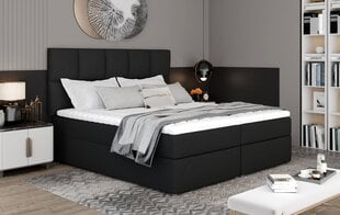 Кровать NORE Glossy 185x200 см, черная цена и информация | Кровати | kaup24.ee