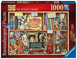 Pusle Ravensburger The Artist's Cabinet, 1000 osa цена и информация | Пазлы | kaup24.ee