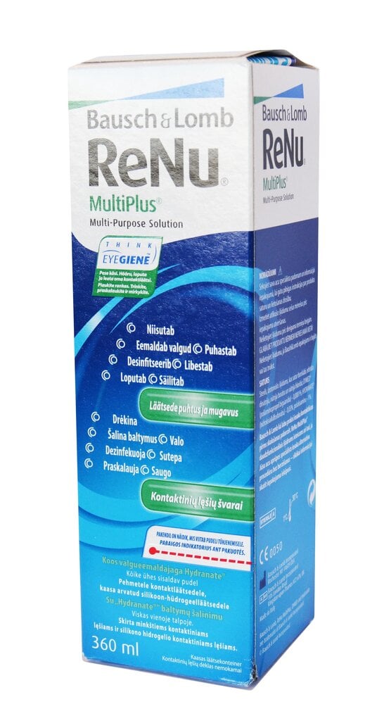 Bausch+Lomb ReNu MultiPlus 360 ml läätsevedelik цена и информация | Läätsevedelikud | kaup24.ee