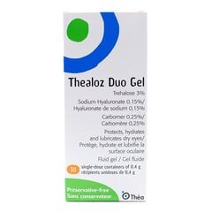 Thealoz Duo Gel 30 UD silmatilgad mõõduka ja tugeva silmakuivuse korral цена и информация | Капли для глаз | kaup24.ee