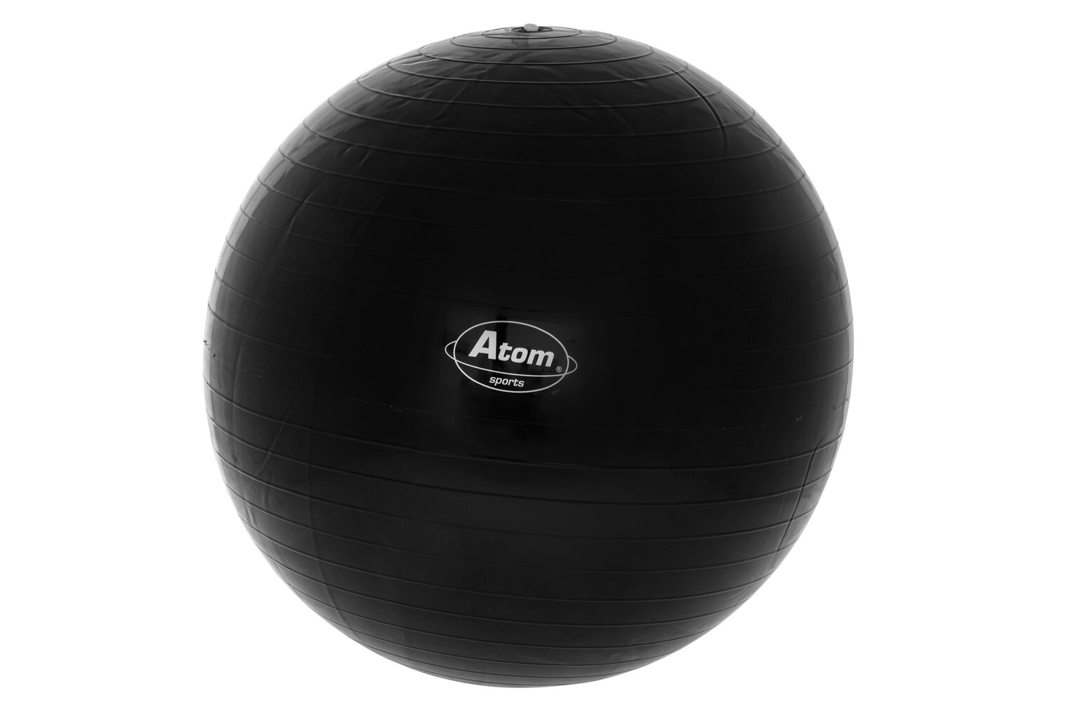 Võimlemispall Atom 65 cm, must цена и информация | Võimlemispallid | kaup24.ee