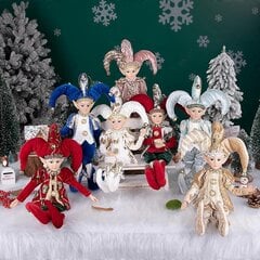 Yalisheng Elf Red Gold Plush nukk päkapikk mänguasi jõulupuu kaunistused uusaasta pühade parimad kingitused lastele Navidad Natal adornos de navidad hind ja info | Jõulukaunistused | kaup24.ee