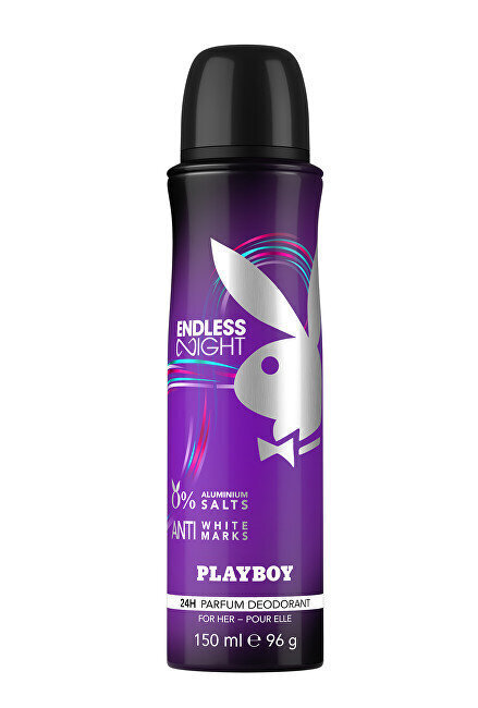 Spreideodorant Playboy Endless Night For Her 150 ml цена и информация | Lõhnastatud kosmeetika naistele | kaup24.ee