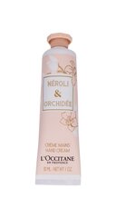 Toitev lõhnastatud kätekreem L'Occitane Neroli & Orchidee, 30 ml hind ja info | Lõhnastatud kosmeetika naistele | kaup24.ee