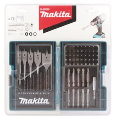 Puuride ja otsikute komplekt Makita B-50295, 71 tk цена и информация | Механические инструменты | kaup24.ee